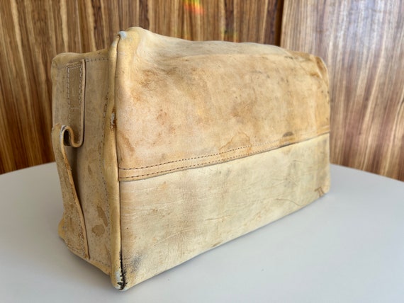 Vintage Leather Weekend Bag - image 5