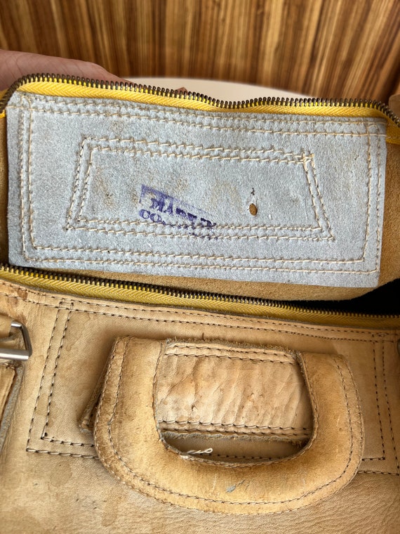 Vintage Leather Weekend Bag - image 7