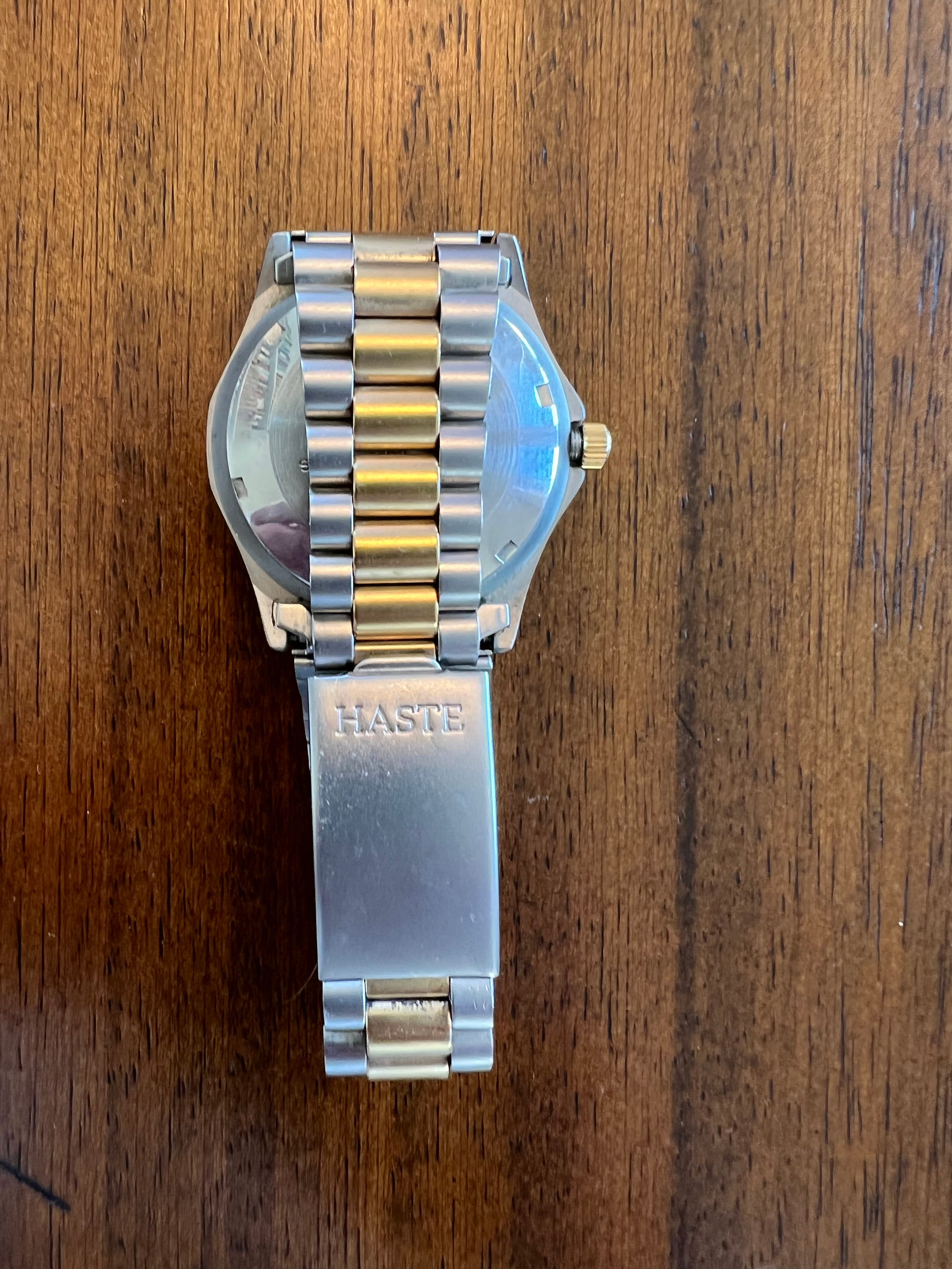 Reloj haste stainless steel back sales