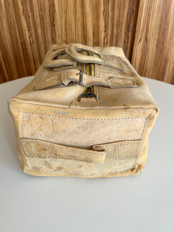 Vintage Leather Weekend Bag - image 4