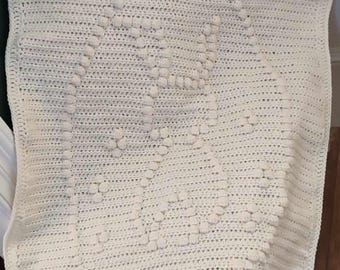 Crochet Easter Bunny Blanket Pattern
