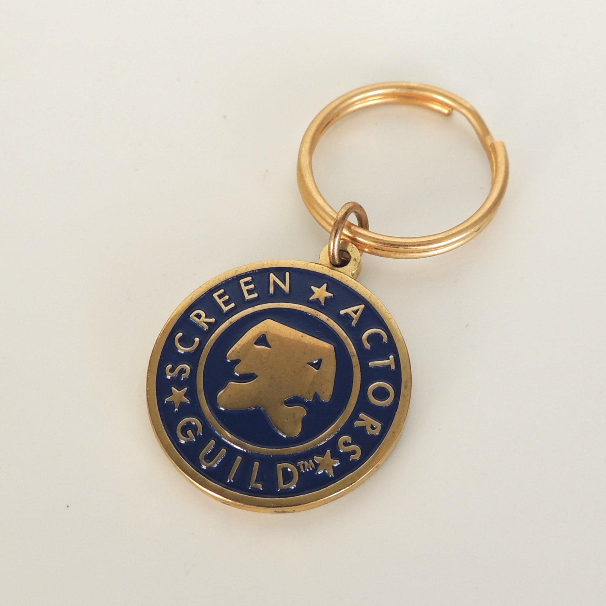 1980s Screen Actors Guild Local 815 AFL-CIO Key Ring | Hollywood