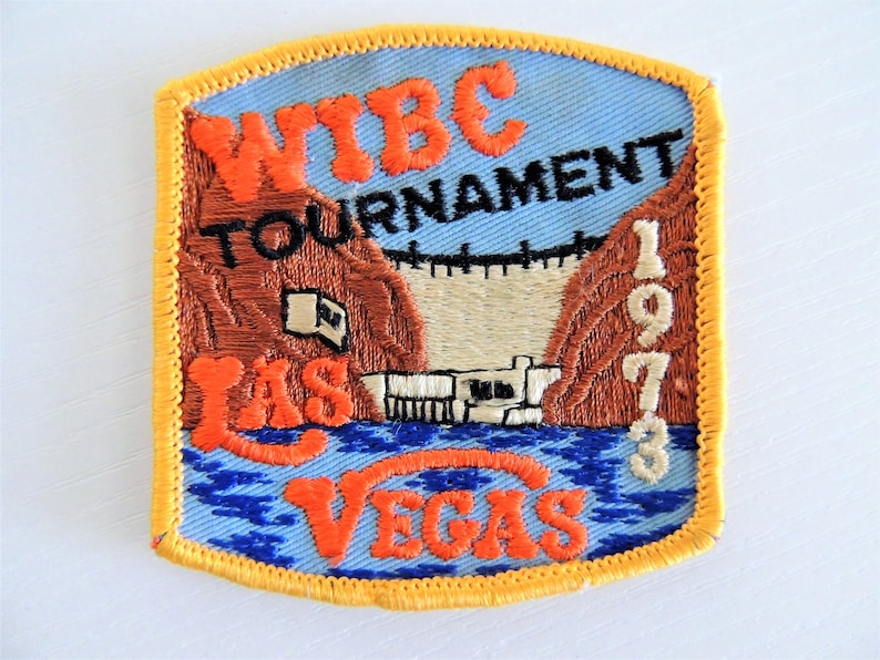 1973 WIBC Bowling Tournament Las Vegas / Vintage Souvenir Women's League Bowling Patch Etsy
