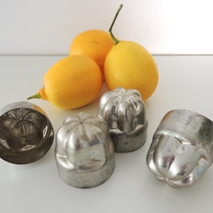 Vintage German Pastry Molds | Set of Antique Baking Molds | Rustic Kitchen Decor | European Bakeware | Old World Molds
