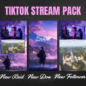 SAMURAI SAKURA JAPAN [ Stream pack ] Designed for TikTok, Streamers