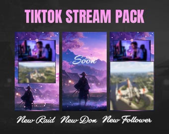 SAMURAI SAKURA JAPAN [ Stream pack ] Designed for TikTok, Streamers