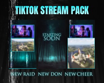 HORROR NOCTURNO DEL BOSQUE [Paquete de transmisión] Diseñado para Tiktok, Streamer