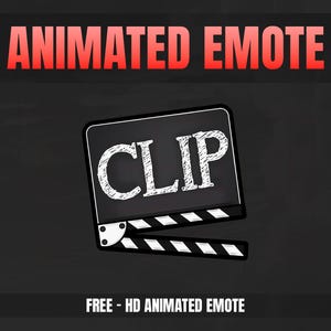 CLAP CLIP IT [ Animated Emotes ] Designed for Twitch, Discord, Sub, Streamers