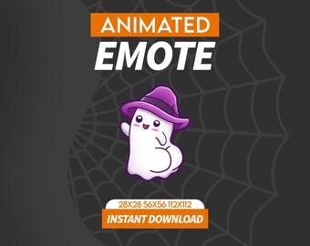 BOOTY GHOST HALLOWEEN (Animated Emote) For Twitch, YouTube, Discord, Facebook Streamers and Communities