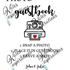 Polaroid Wedding Gastenboek idee!