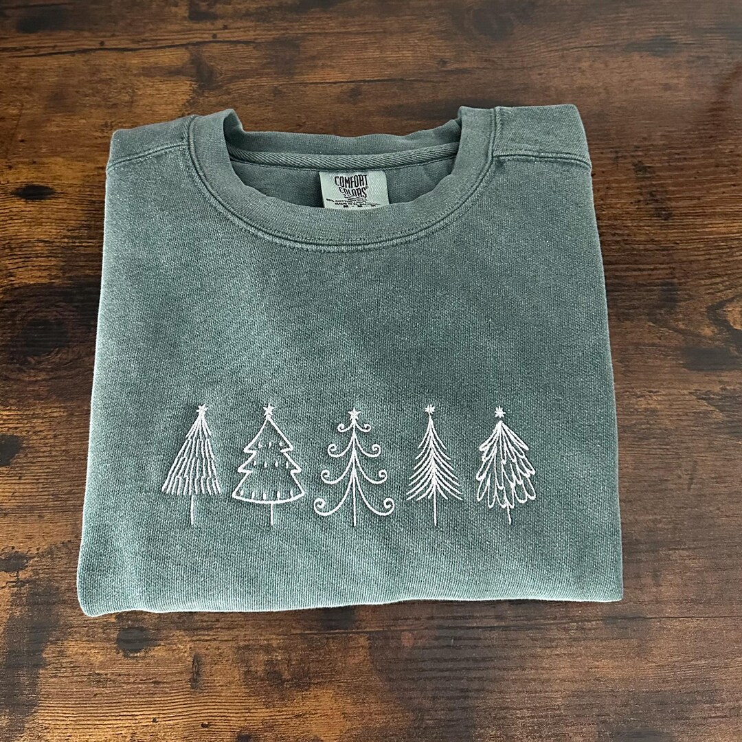 Christmas Tree Sequined Long Sleeve Loose Sweatshirt