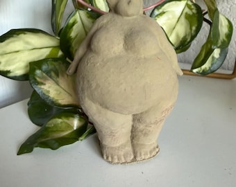 Standing abstract lady book end