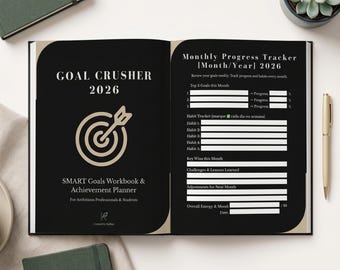 2026 SMART-doelen-werkboek en prestatieplanner