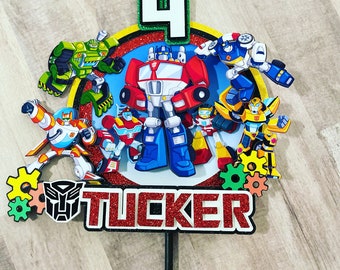 Cake Topper // Party Supplies Cake Topper // Rescue Bots //
