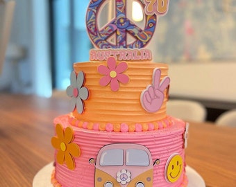 Groovy // 70's // hippie // Retro // Van // Combi // Groovy Birthday, Groovy One Birthday Decor, Retro Party