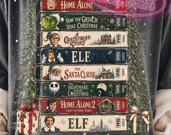 Christmas VHS Png, Retro Christmas Season Png, Christmas Movies PNG, Funny Christmas Png, Holiday Movie Shirt PNG, Vintage Christmas Png