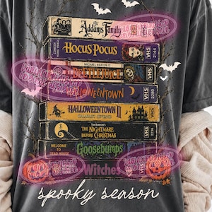 Vintage Halloween VHS PNG, Retro Spooky Season Png, Halloween Movies Png, Funny Halloween Png, Horror Halloween Png, Scary Movie Shirt Png