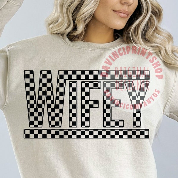 Checkered Wifey png, Wifey png, Mama shirt designs, Mama png, Mama sublimation, Checkered Shirt Sublimation Designs, Retro mama png, wifey