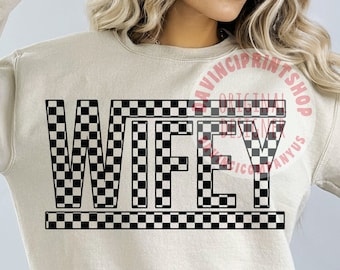 Checkered Wifey png, Wifey png, Mama shirt designs, Mama png, Mama sublimation, Checkered Shirt Sublimation Designs, Retro mama png, wifey