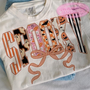 Coquette Halloween Shirt Png, Retro Halloween Spooky Coquette Png, Halloween png, Spooky png, Halloween Girly png, Fall png, Sublimation png