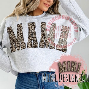 Mama and mini leopard sweatshirt on sale