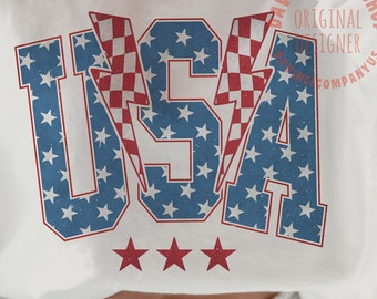 USA 4th of July Sublimation Design (PNG SVG)