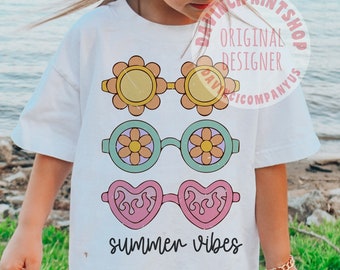 Groovy Summer Vibes Sublimation PNG, Retro Summer png, Summer png, Kids sublimation, Groovy png, Sublimation Design, Digital Download
