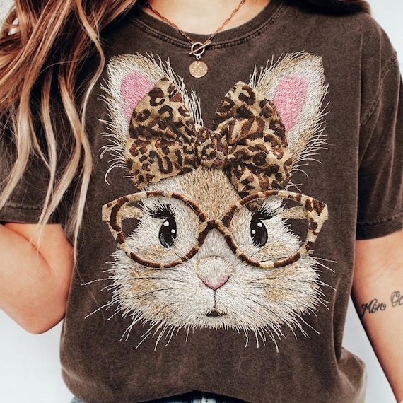 Happy Easter Bunny png, Retro Leopard Bunny png, Coquette Easter Bunny png, Easter Sunday png, Trendy Easter Day png, Bow Bunny png, Spring