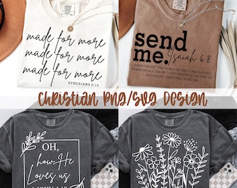 Boho Christian Quotes PNG SVG Bundle,  Religious Svg Bundle, Aesthetic Bible Verse, Bible Verse svg, Jesus svg, Motivational Quotes Svg, png