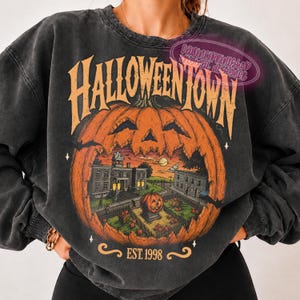Vintage Halloween PNG Bundle, Retro Gruselige Saison Sublimation, Bauernhaus Geist Kürbis Designs, Halloween Shirt PNG, digitaler Download Bild 8
