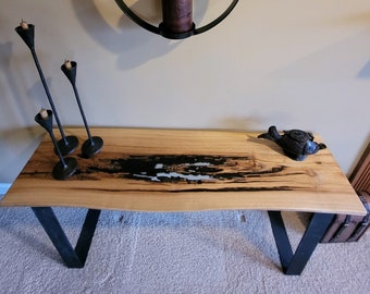 Butternut Wood Sofa Table