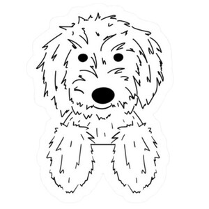 Coloring Pages | Goldendoodle | Digital, Downloadable Coloring Pages image 5