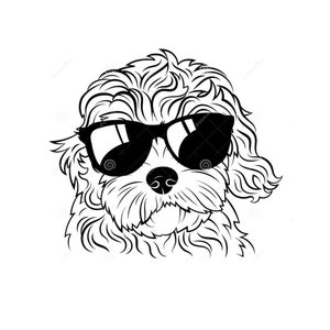 Coloring Pages | Goldendoodle | Digital, Downloadable Coloring Pages image 6