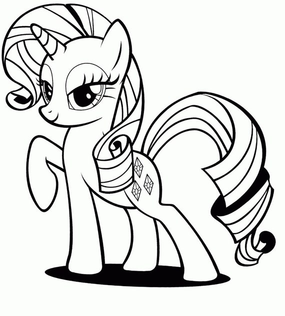 My Little Pony Coloring Pages-20 Page Coloring Book (Instant Download) 