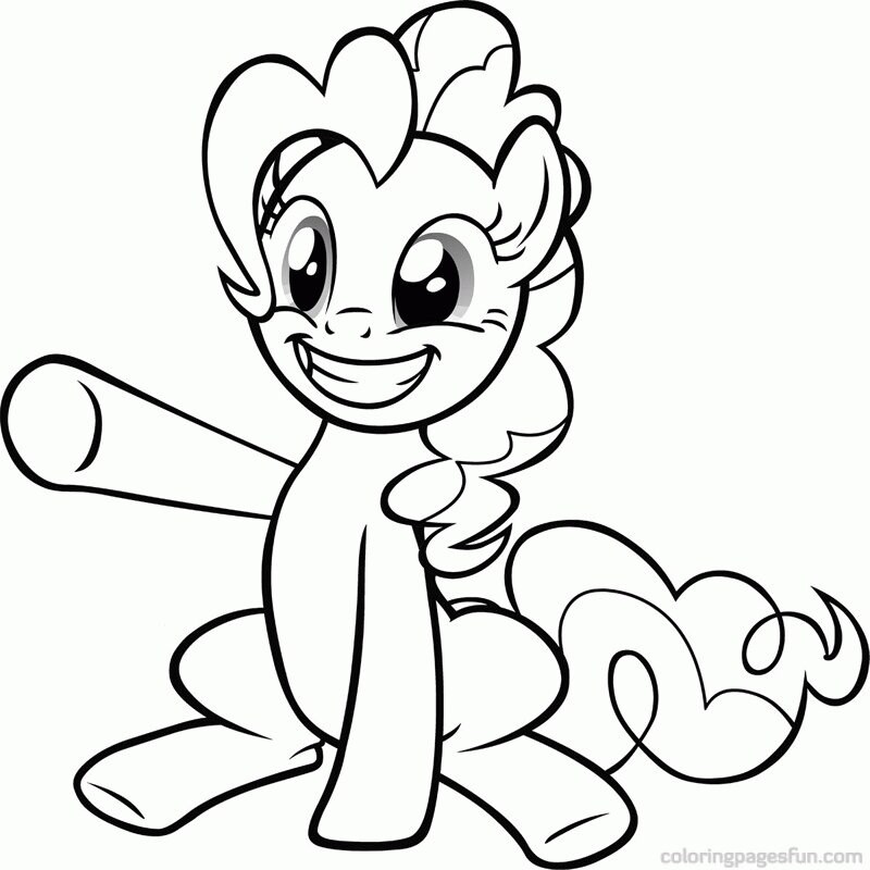 pinkie pie coloring pages party