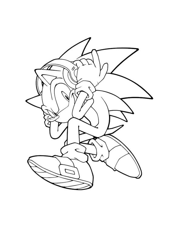 100+] Sonic The Hedgehog Coloring Pictures