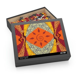 Vesica Piscis Pisces Divine Feminine Abstract Puzzle (120, 252, 500-Piece)