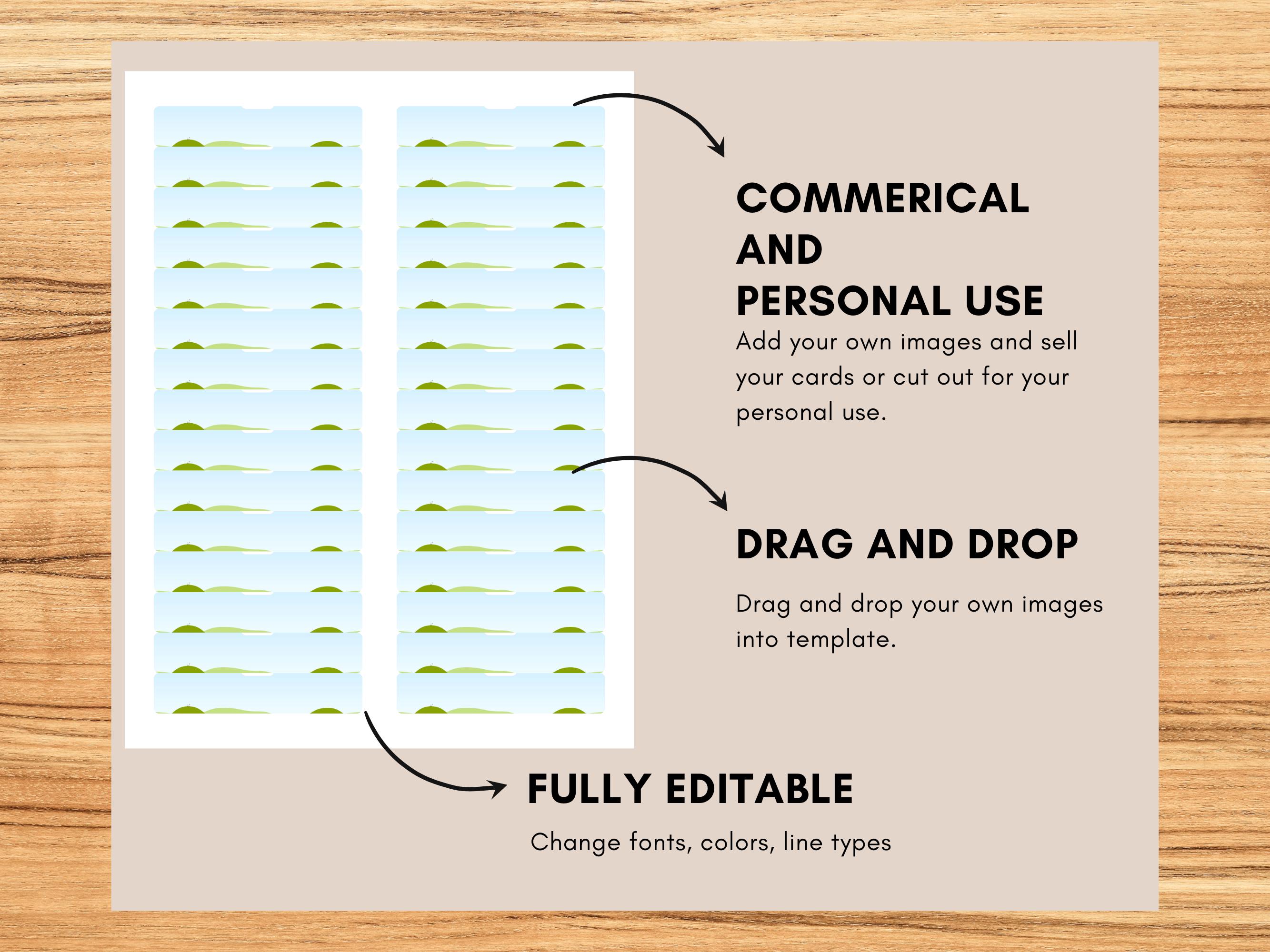 Edit and print with this Avery 5366 Canva template.