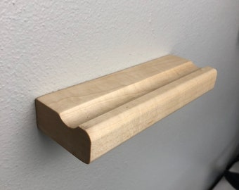 Vinyl Wall Mount, Record Display, Vinyl Display, Vinyl Display Shelf, Album Wall Mount, Vinyl Shelves, Record Mount, Maple Hardwood