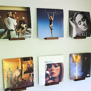 Vinyl Wall Mount | Record Display Shelf | Vinyl Display | Vinyl Display Shelf | Album Wall Mount|  Vinyl Shelves | Record Mount | Floating