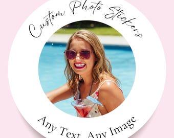 Fotostickers, stickers fotocadeau, stickers op maat, fotostickers voor evenementen, verjaardagsstickers, stickers voor gelukkige verjaardag, gezichtsstickers