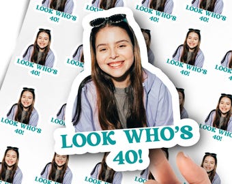 Face Stickers, Photo Stickers, Birthday Stickers, Custom Photo Stickers, Custom Face Stickers, 21st, 30th, 40th, 50th, Hen, Stag do Sticker