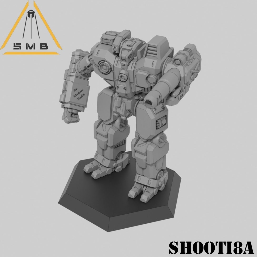 Shootist ST-8A Alternate Battletech Miniature Mechwarrior - Etsy