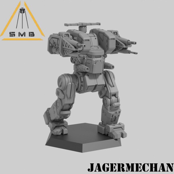 Jager Mech JM6-SMB | Alternate Battletech Miniature | Mechwarrior