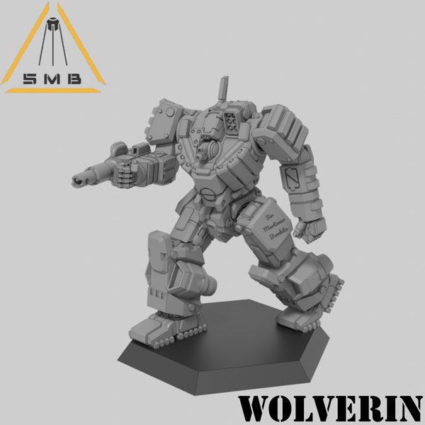 Wolverine WVR-7D SMB | Alternate Battletech Miniature | Mechwarrior