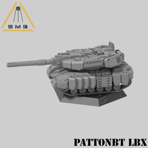 Patton Main Battle Tank | Alternate Battletech Miniature | Mechwarrior