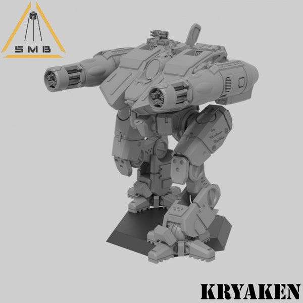 Kryaken Prime | Alternate Battletech Miniature | Mechwarrior