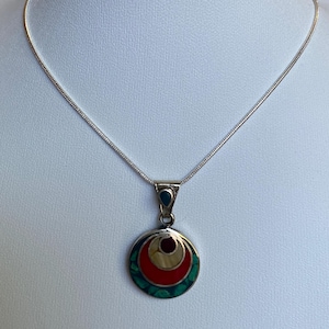 Inka Pattern Silver Alpaca Necklaces – Choose Your Style. Cute Alpaca Peruvian Necklace. Inka Symbols Jewelry. Inka Necklace.