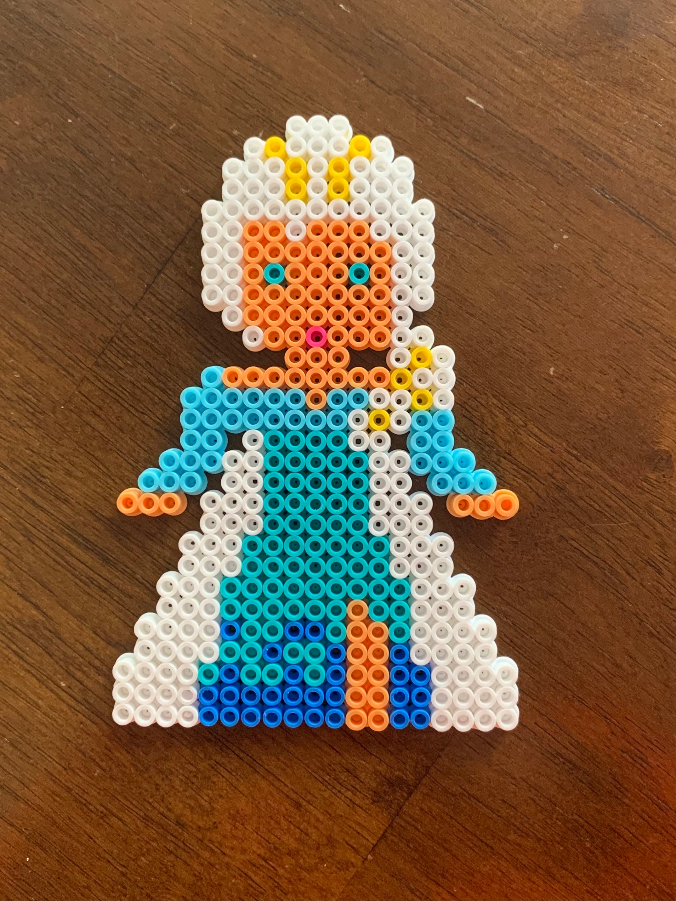Elsa Queen of Arendelle Perler Bead Gift Etsy