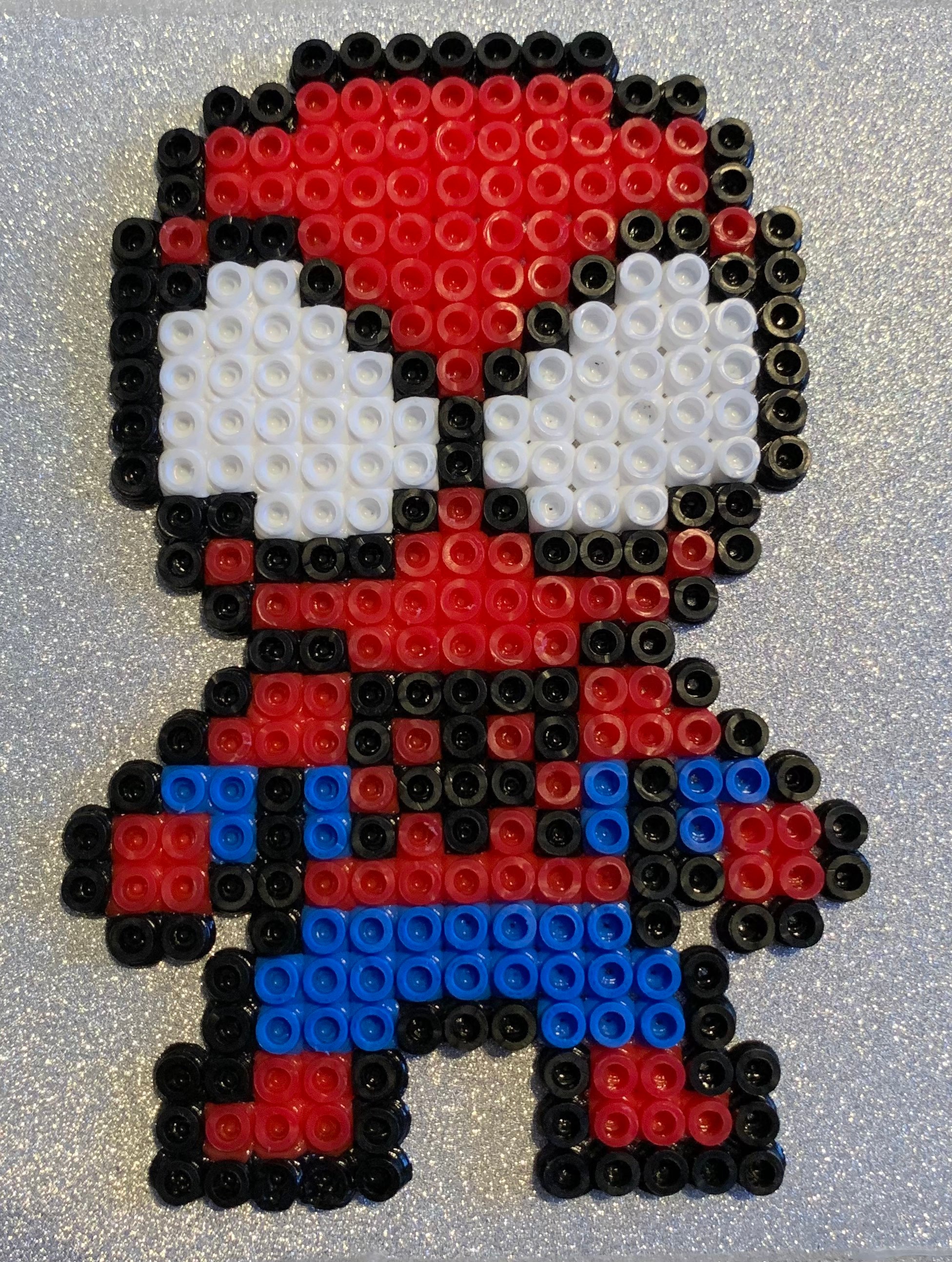 Spider man 2024 perler beads